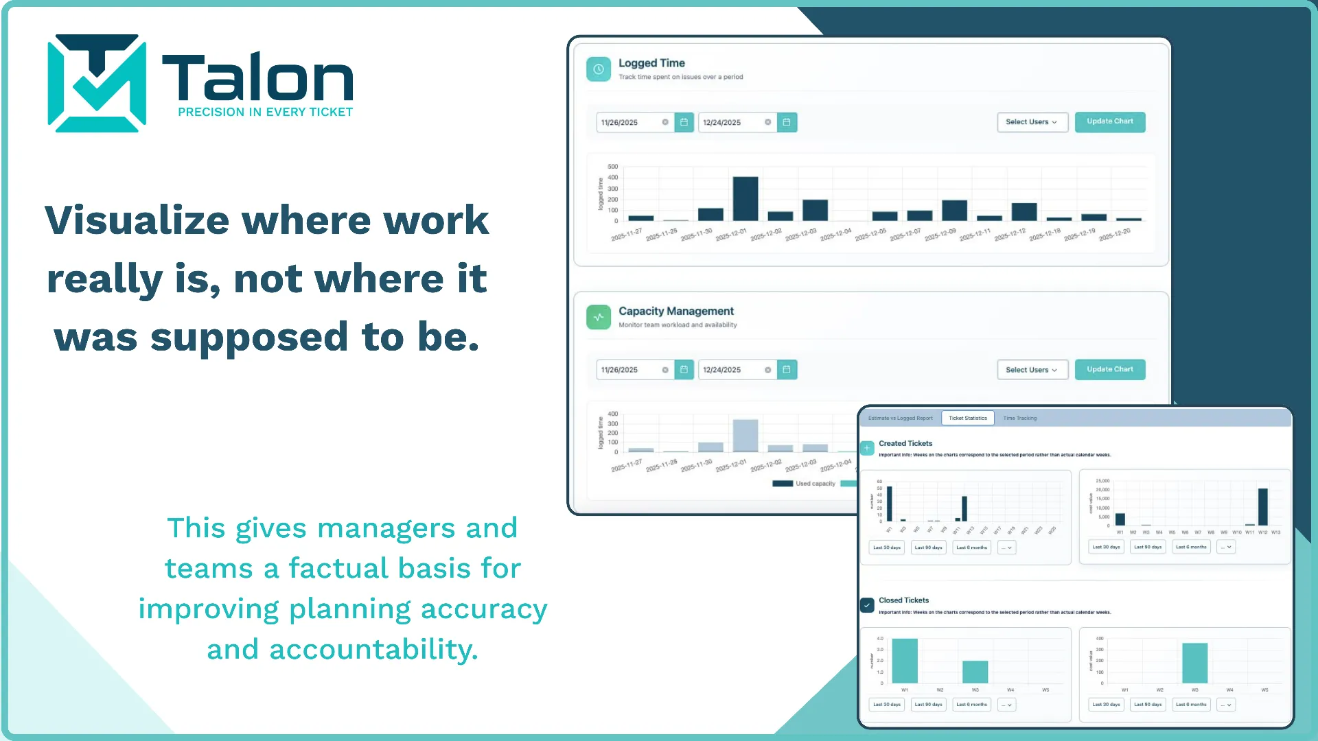 Talon Jira application preview