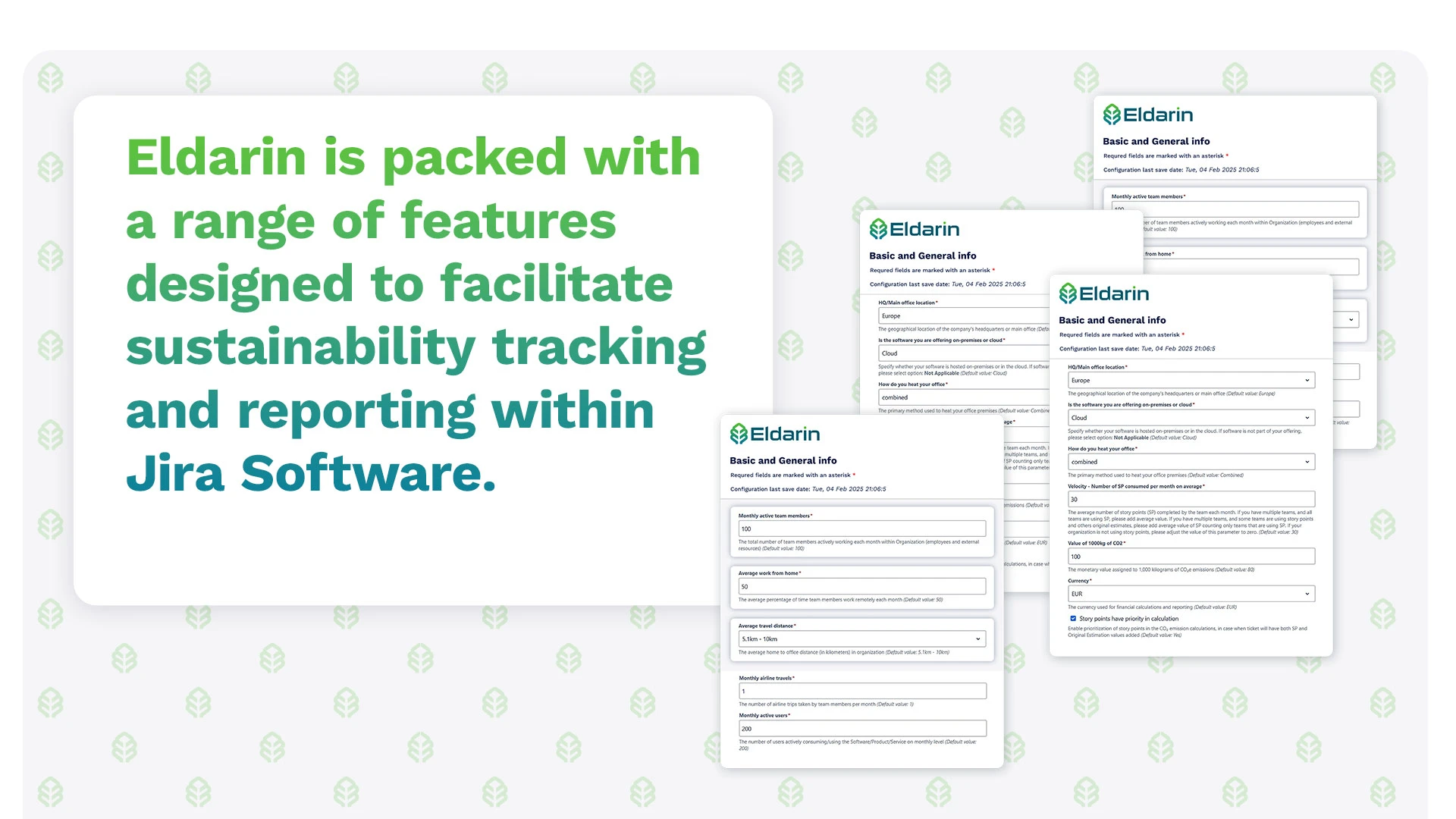 Eldarin Jira application preview